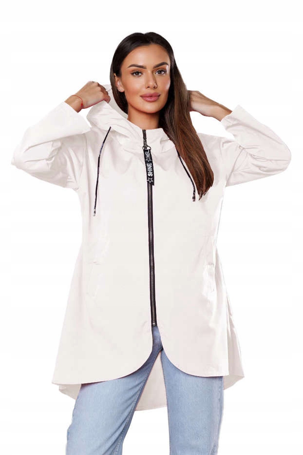 Vypasovaná Přehozka Kapuce B8117 Smetana S (36)