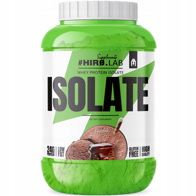 Hiro.lab Whey Protein Isolate 1800g Bílkovina Regenerace Aminokyseliny Redukce