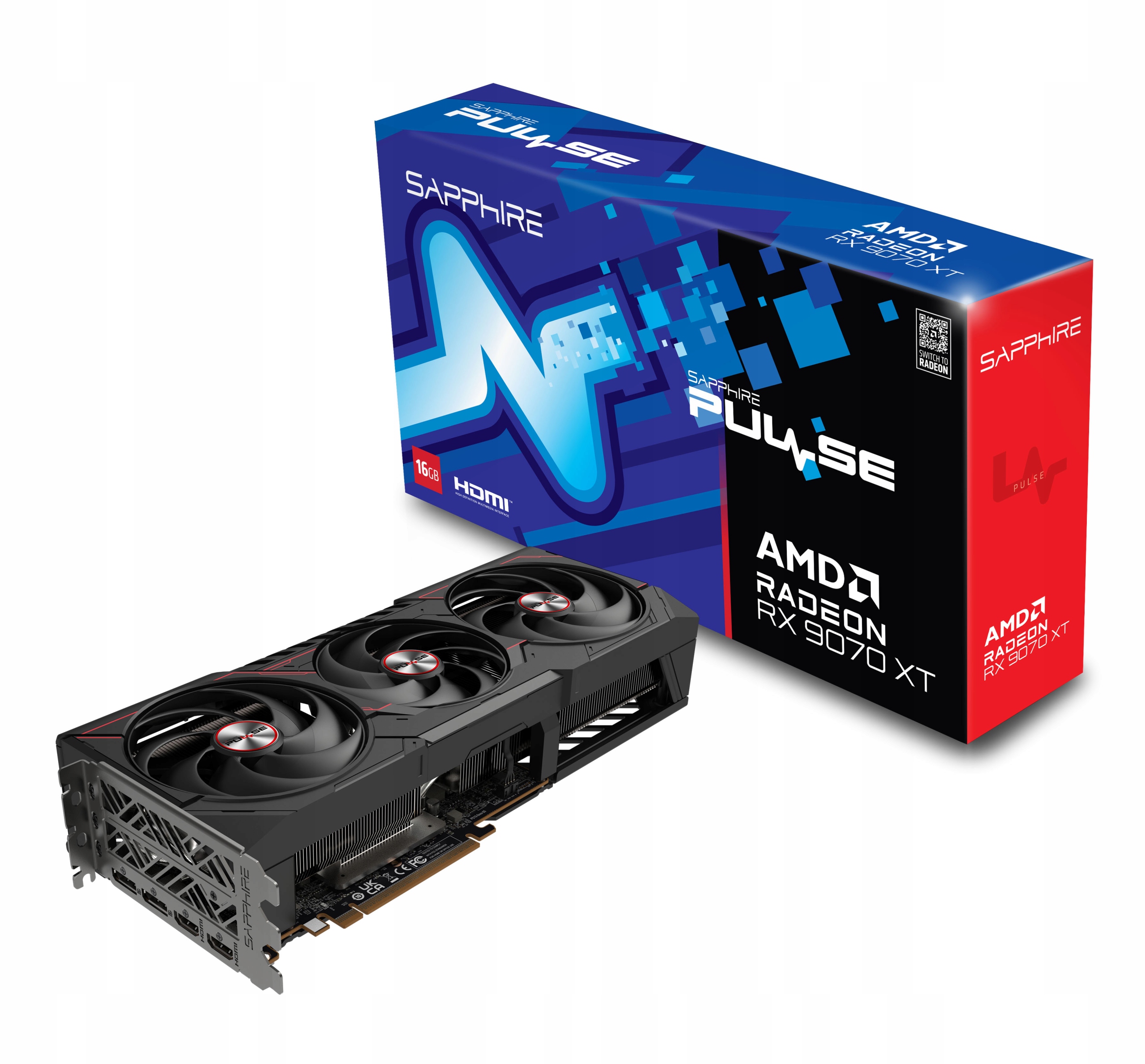 Sapphire Pulse Radeon Rx 9070 Xt 16GB 11348-03-20G