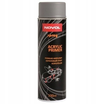 Novol Acrylic Primer Podkład Akrylowy Szary Spray
