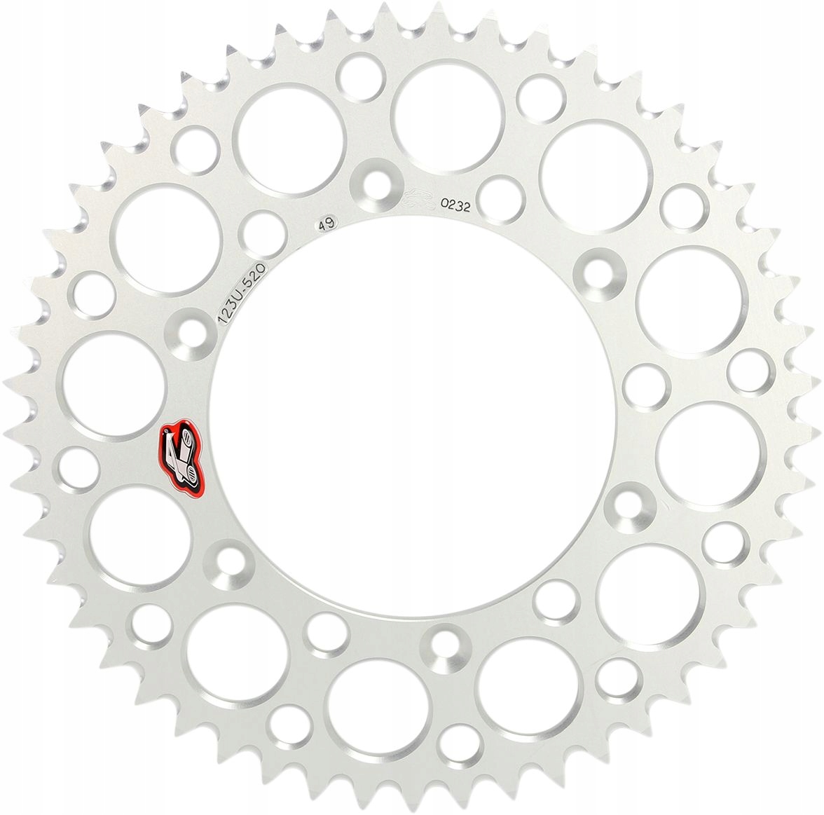 Ozubené Koleso Zadné Renthal 520 49Z Silver Ultra Light Suzuki Dr Dr-z Rm-z Rmx