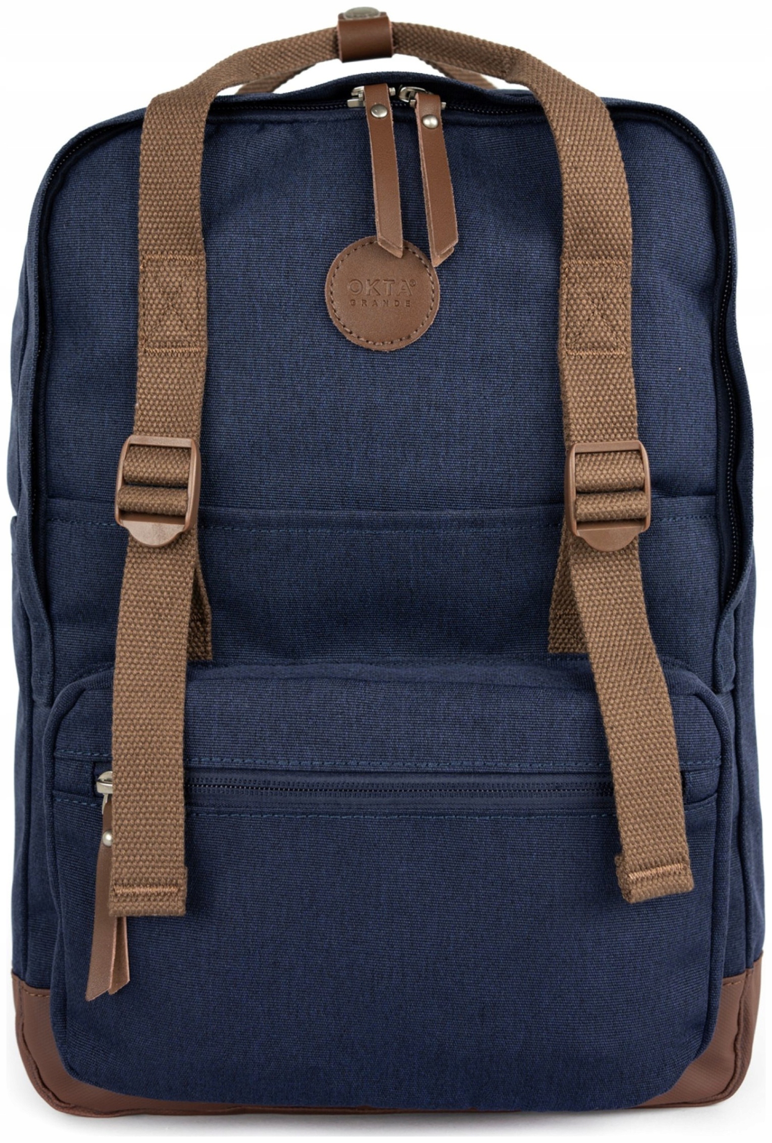 Batoh na notebook Himawari Study M prostorný pro práci, lehký, tmavě modrý