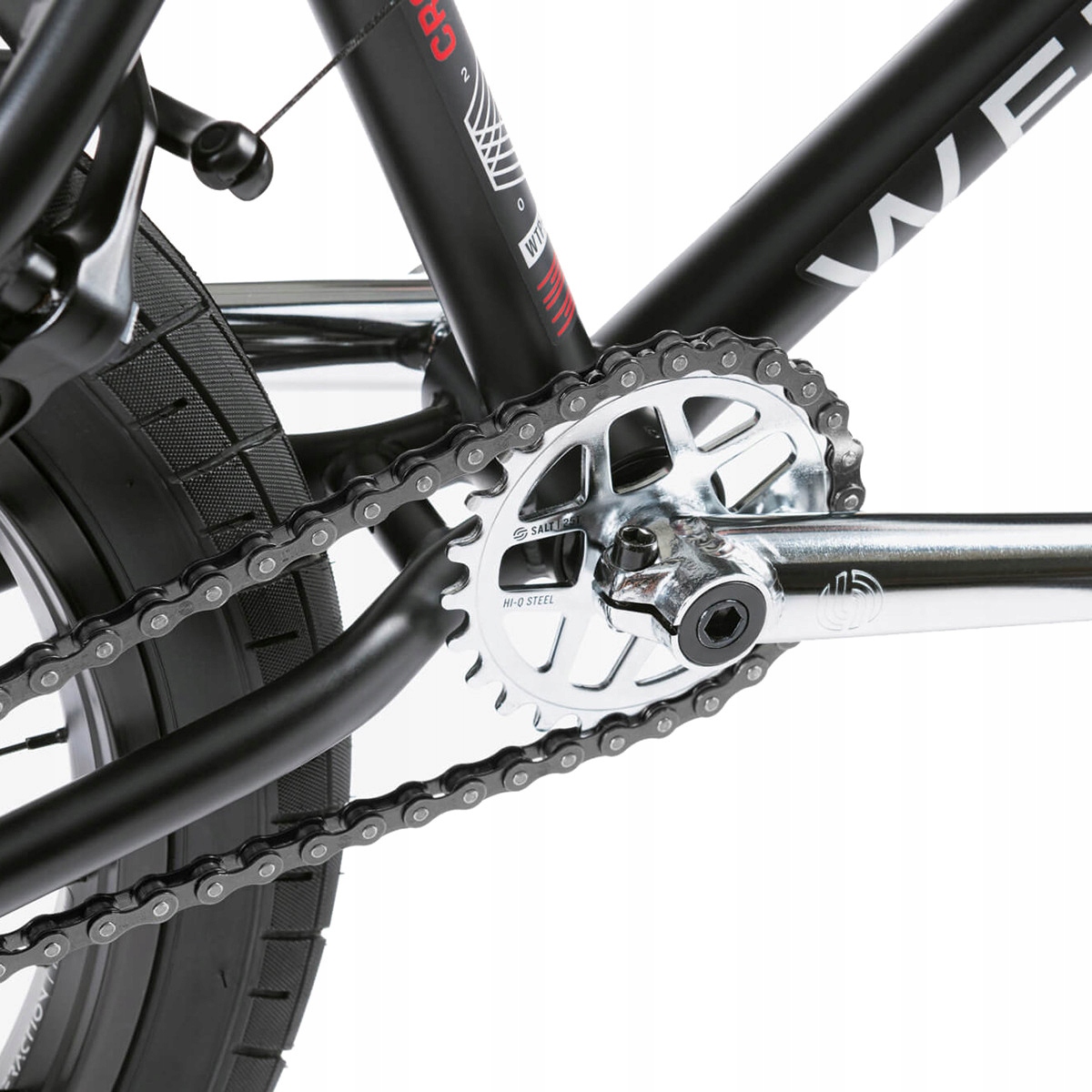 BMX WTP CRS Bike 2023-матовый черный 20.25 