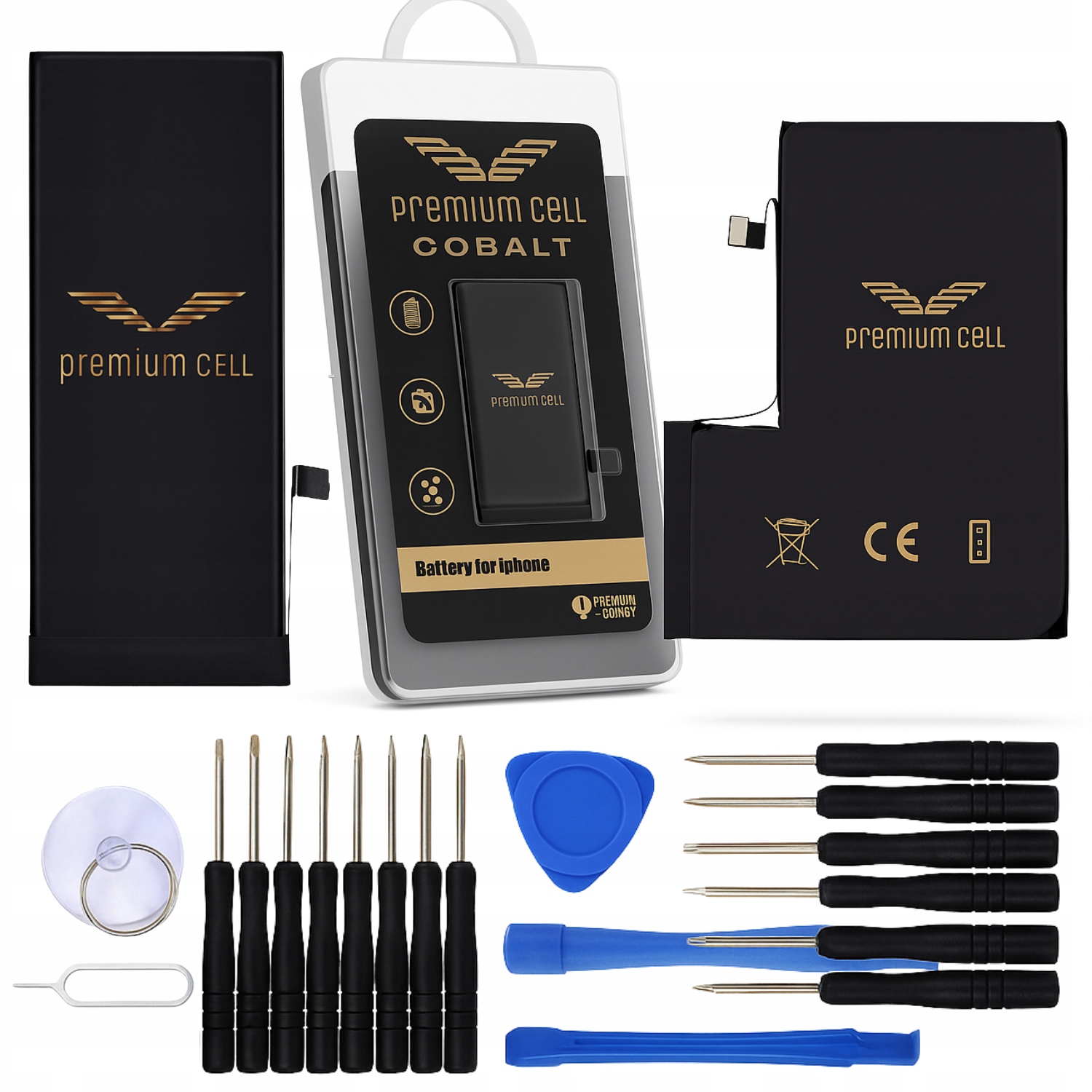 Set Baterie pro Iphone 13 Pro Max 4950mAh Čerstvá Nářadí 14ks