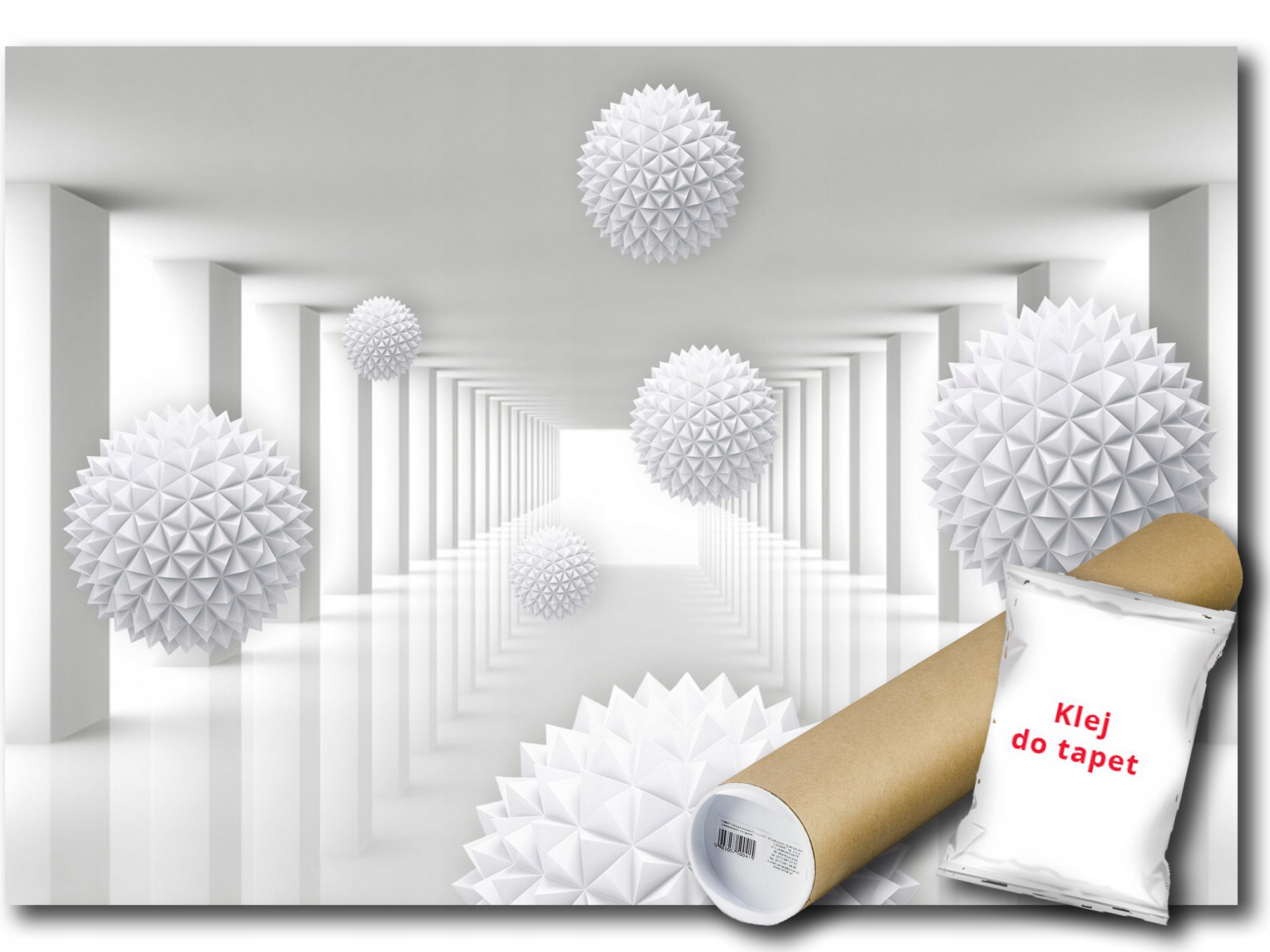 Fototapeta Flizelina Tunel Hĺbka 3D Guľa 368x254