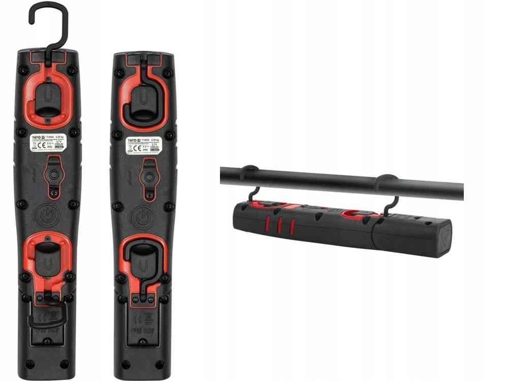 YATO LATARKA WARSZTATOWA 1000LM LED 10W AKUMULATOR LI-ION YT-08524 Kod producenta YT-08524