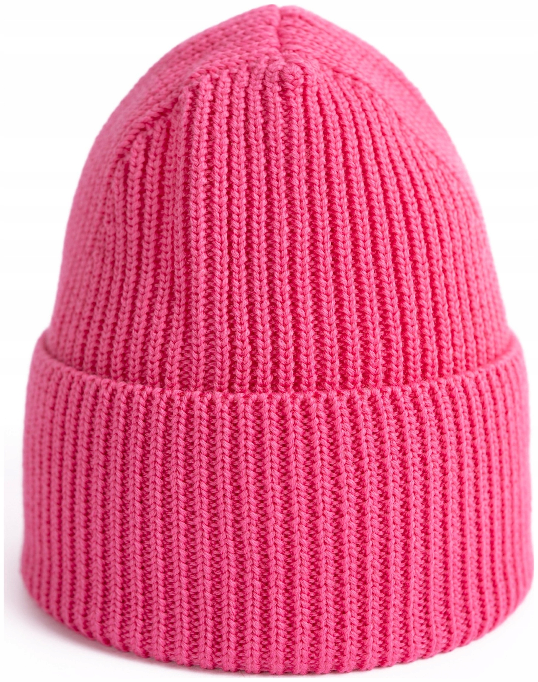 Čepice merino Magura – přírodní vlněná, polská, 100% merino Růžová