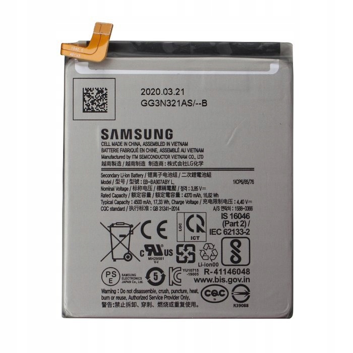 Baterie EB-BA907ABY Akumulátor Samsung Galaxy S10 Lite G770 4500mAh