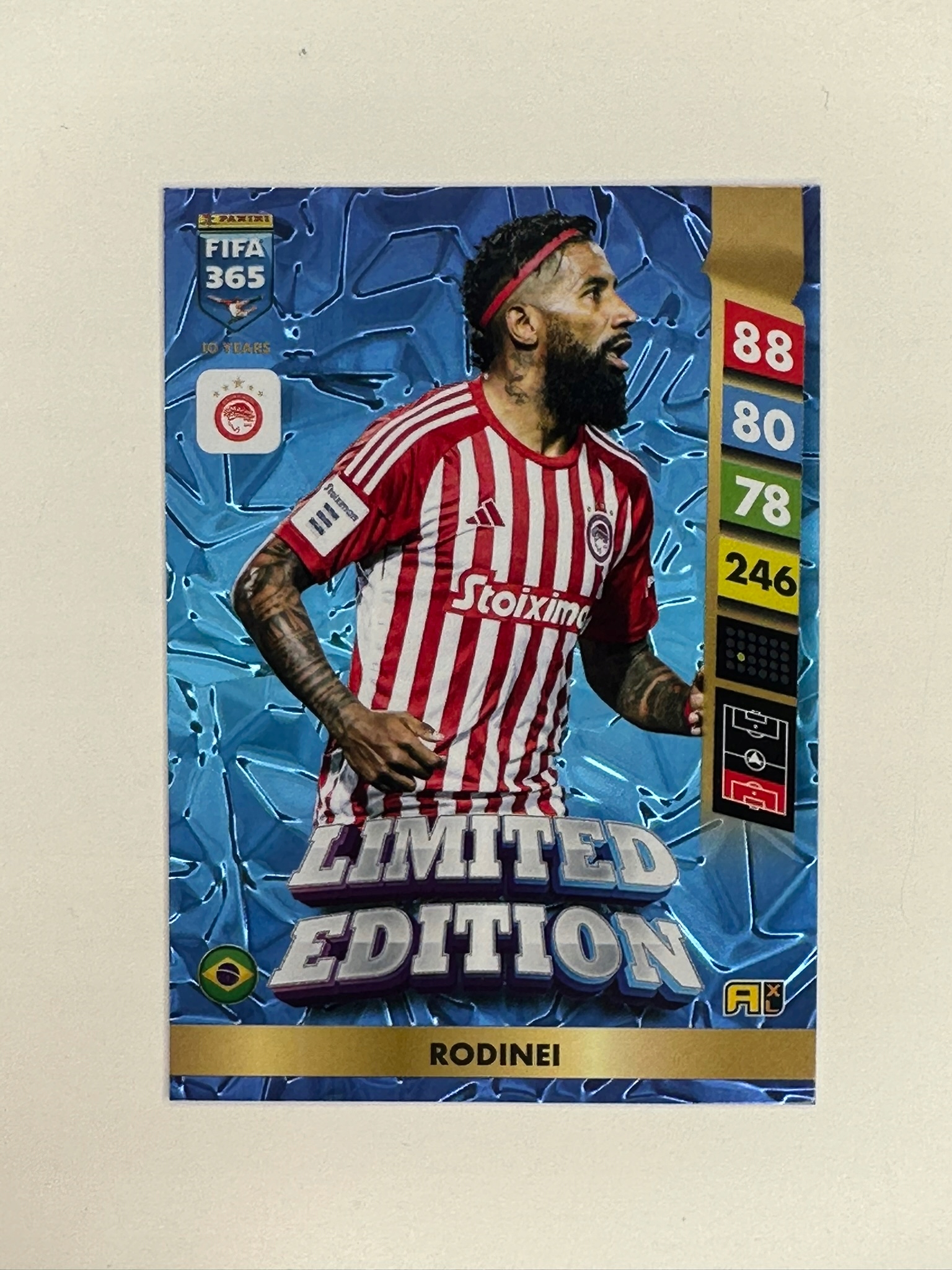 Panini Fifa 365 2025 Limited karta Rodinei Olympiakos Sfp
