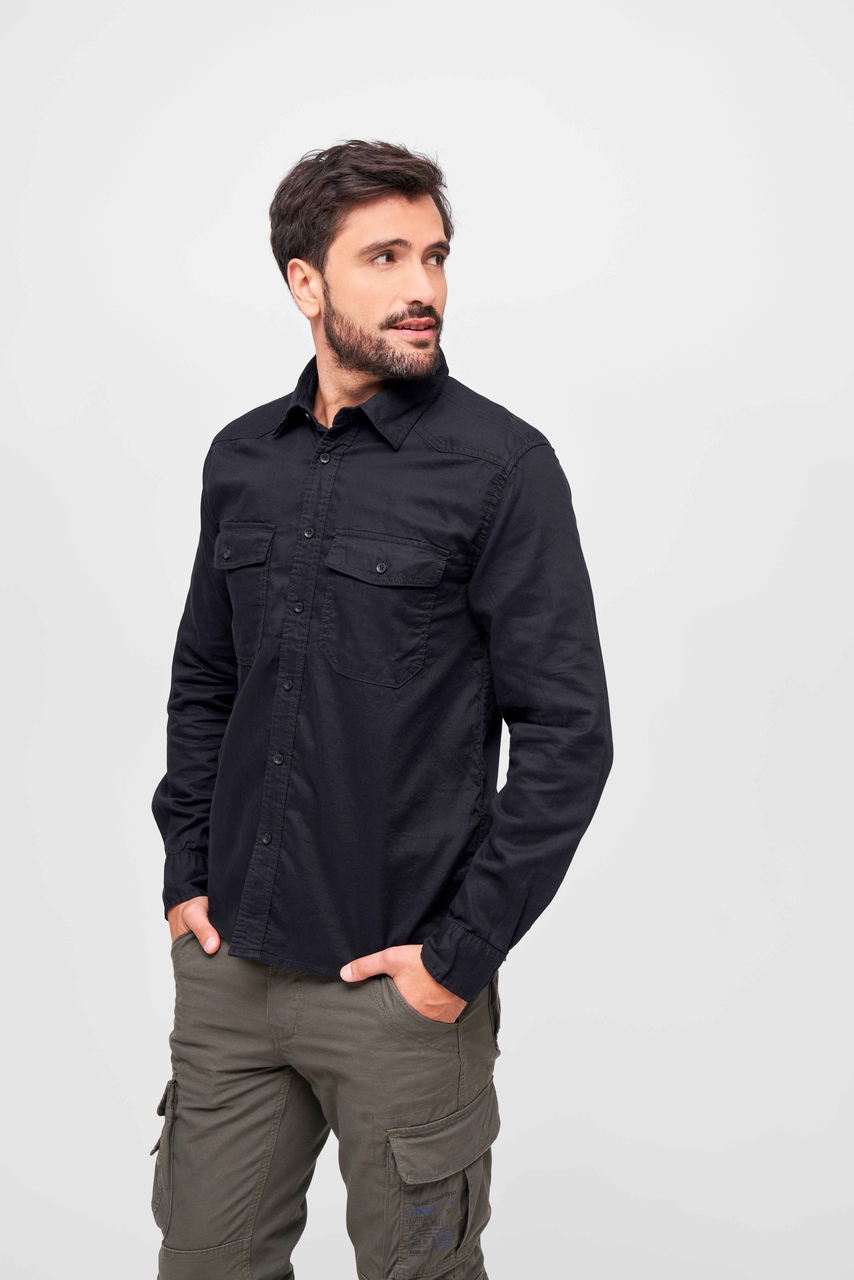 Koszula Brandit Flanellshirt black L Marka Brandit