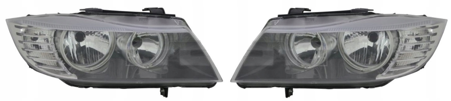 Bmw 3 E90 E91 2008-2012 Sada Světlometů Lampy Levá Pravá H7 H7 Halogen