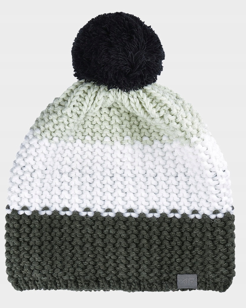 4F CZAPKA ZIMOWA MĘSKA Z POMPONEM L ACAPM461 AW24