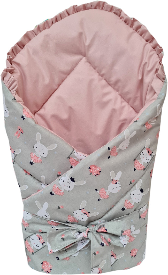 

Becik Rożek Niemowlęcy Z Falbanką Otulacz Bawełna