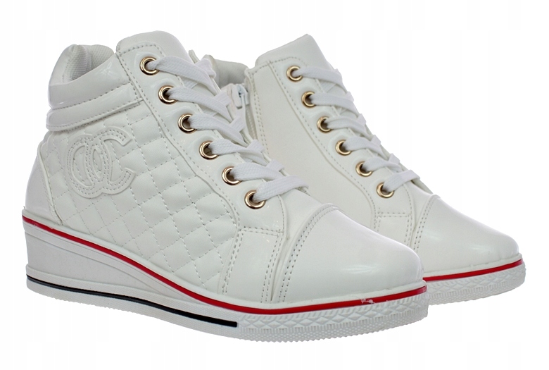 

Botki Buty Sneakersy Dziecięce Białe 5503 roz. 34