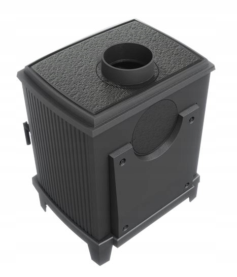 Piec żeliwny koza K11 Ø 150 6 kW Szerokość 49 cm