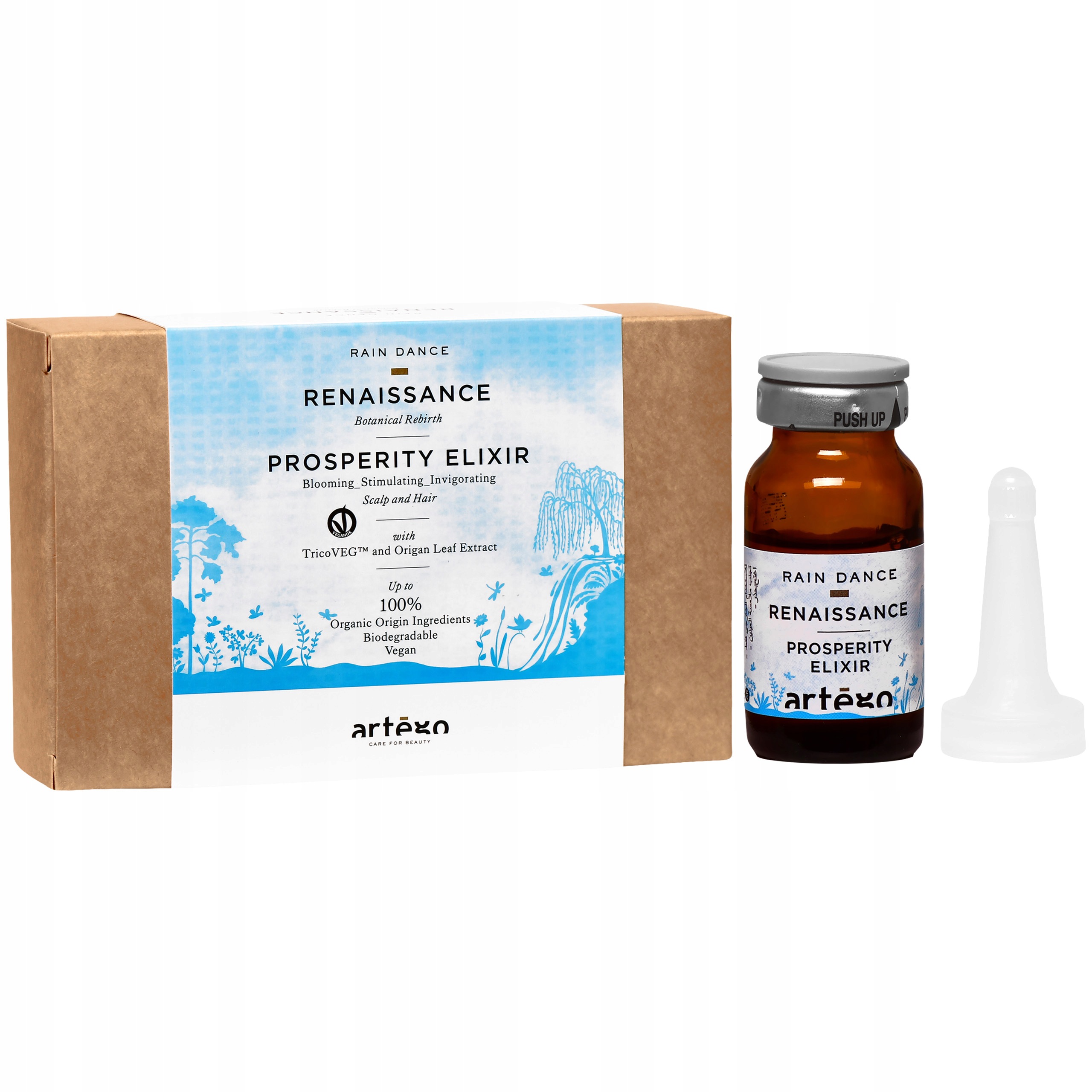 Elixir Artego Renaissance Prosperity sérum v ampulích na vlasy 80 ml