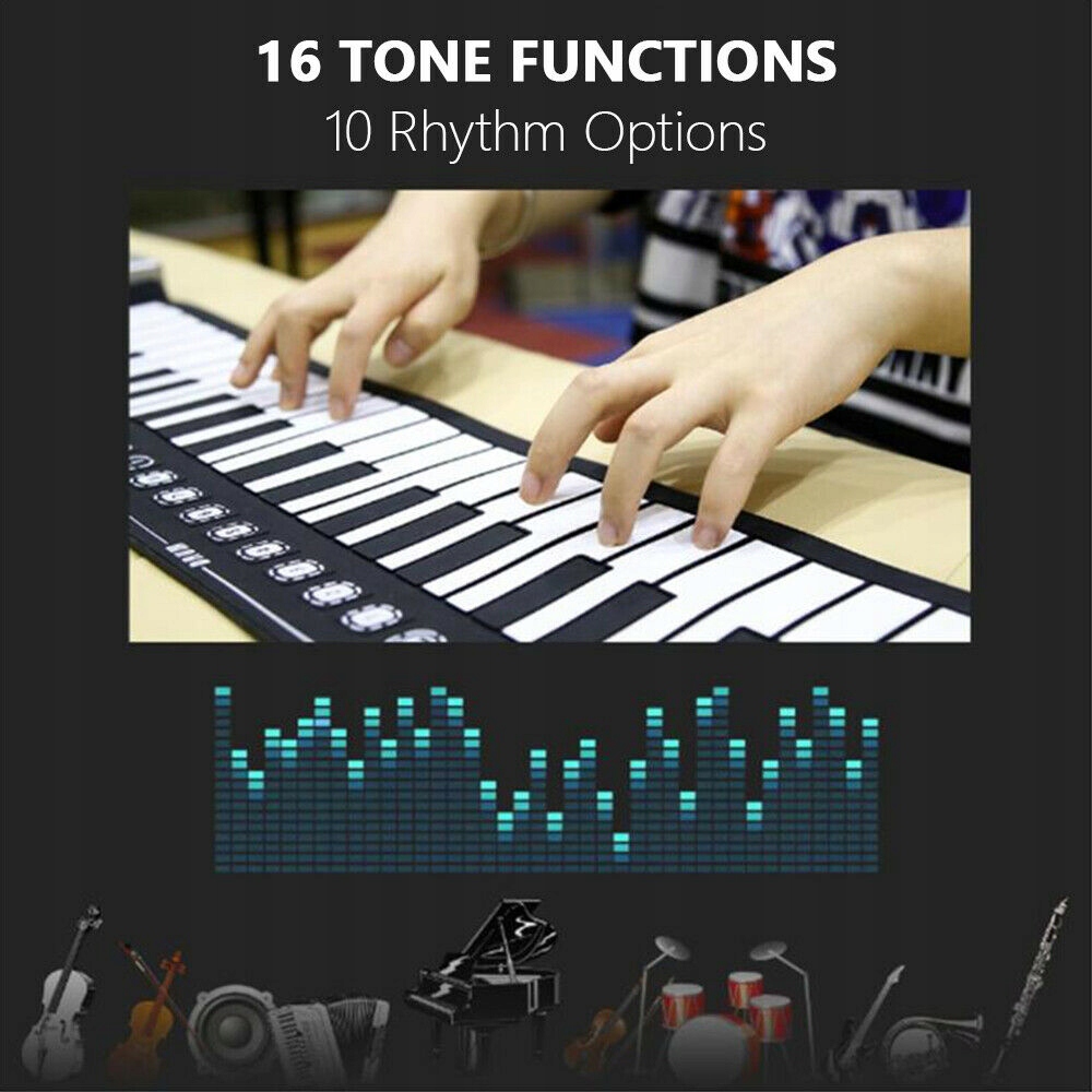 SKŁADANE MINI PRZENOŚNE PIANINO FORTEPIAN Bohater brak