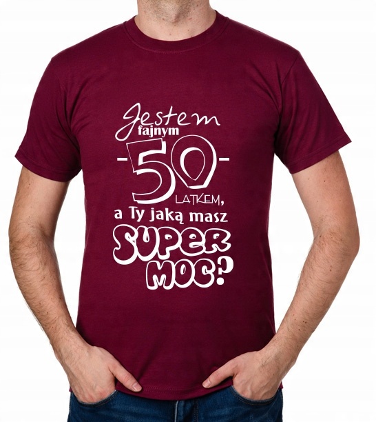 

koszulka Pomysł Na 50 Urodziny 50 Lat prezent