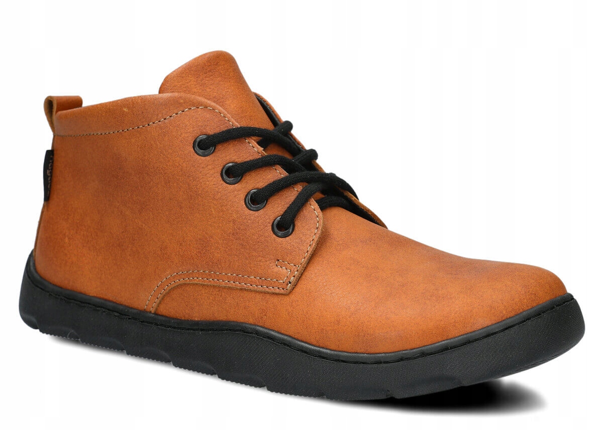 Dámské kotníkové boty, boty rudé Nagaba 631 pohodlné, polské -40