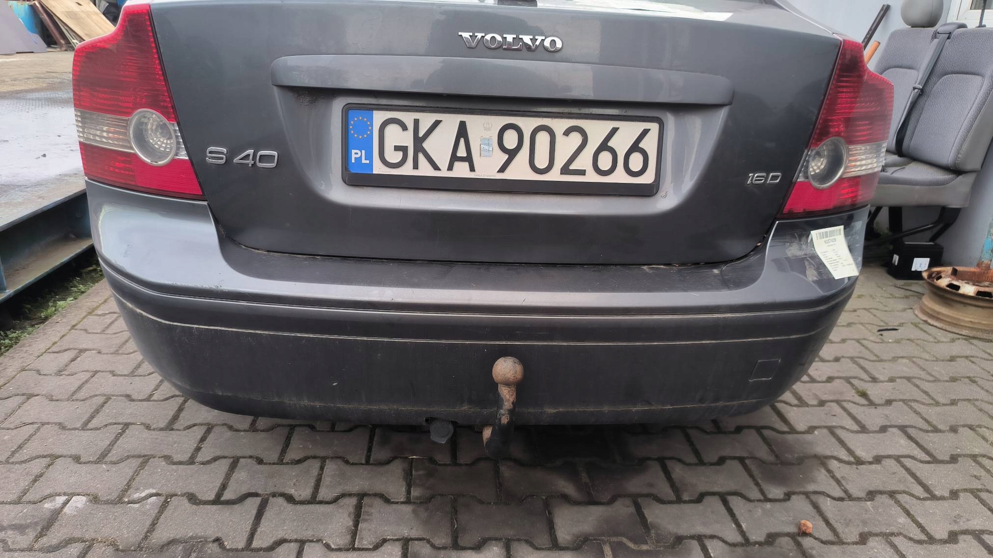 Stoßstange heck 455 VOLVO S40 II