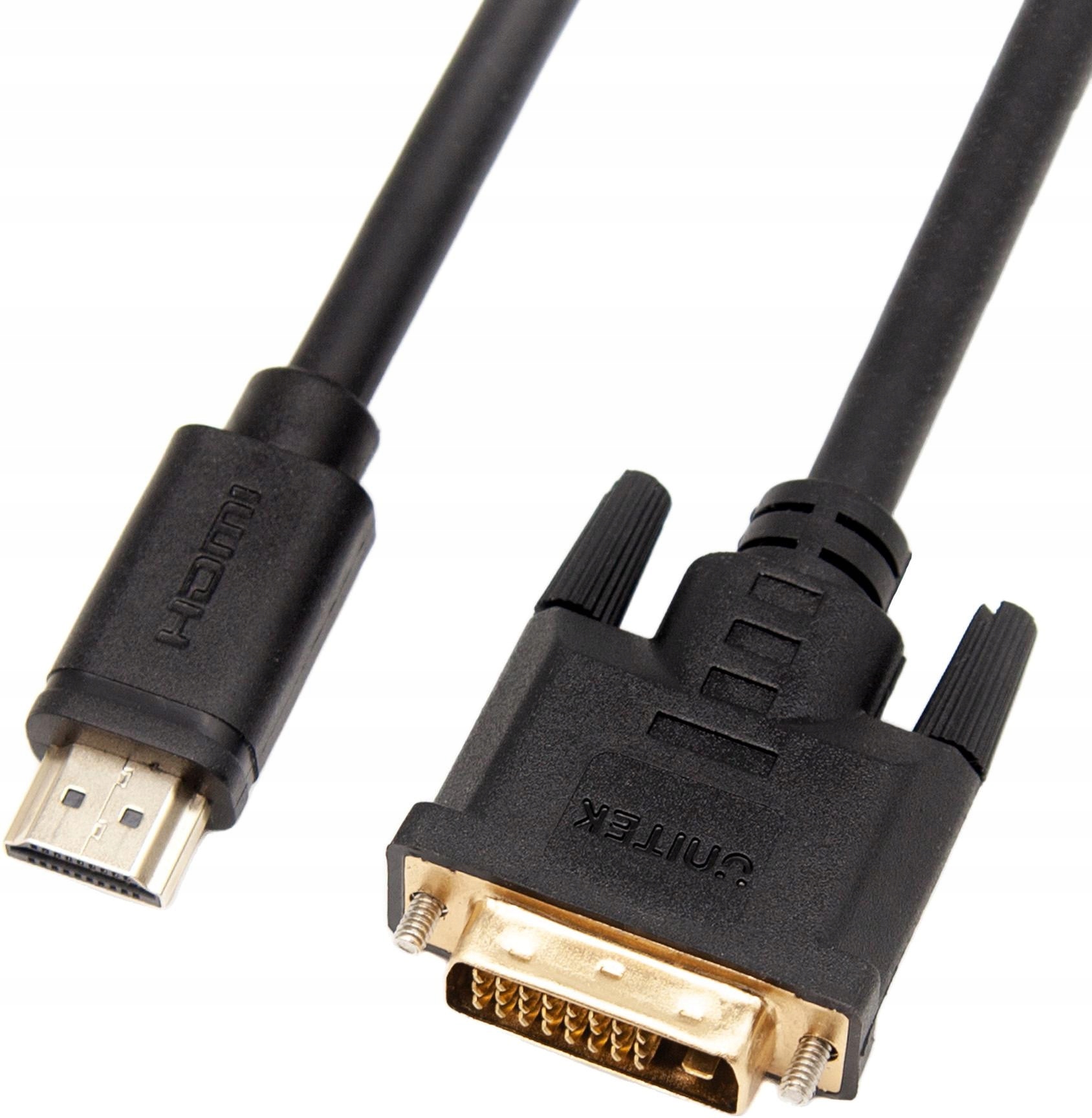 Unitek Adapter dwukierunkowy Hdmi do DVI kabel 2m