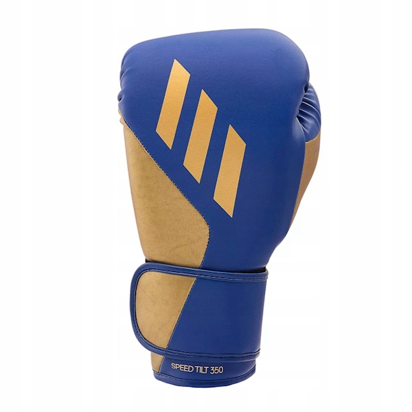 Boxerské rukavice Adidas Speed Tilt 350 Tmavě modrá/Zlatá Hmotnost: 14 Oz