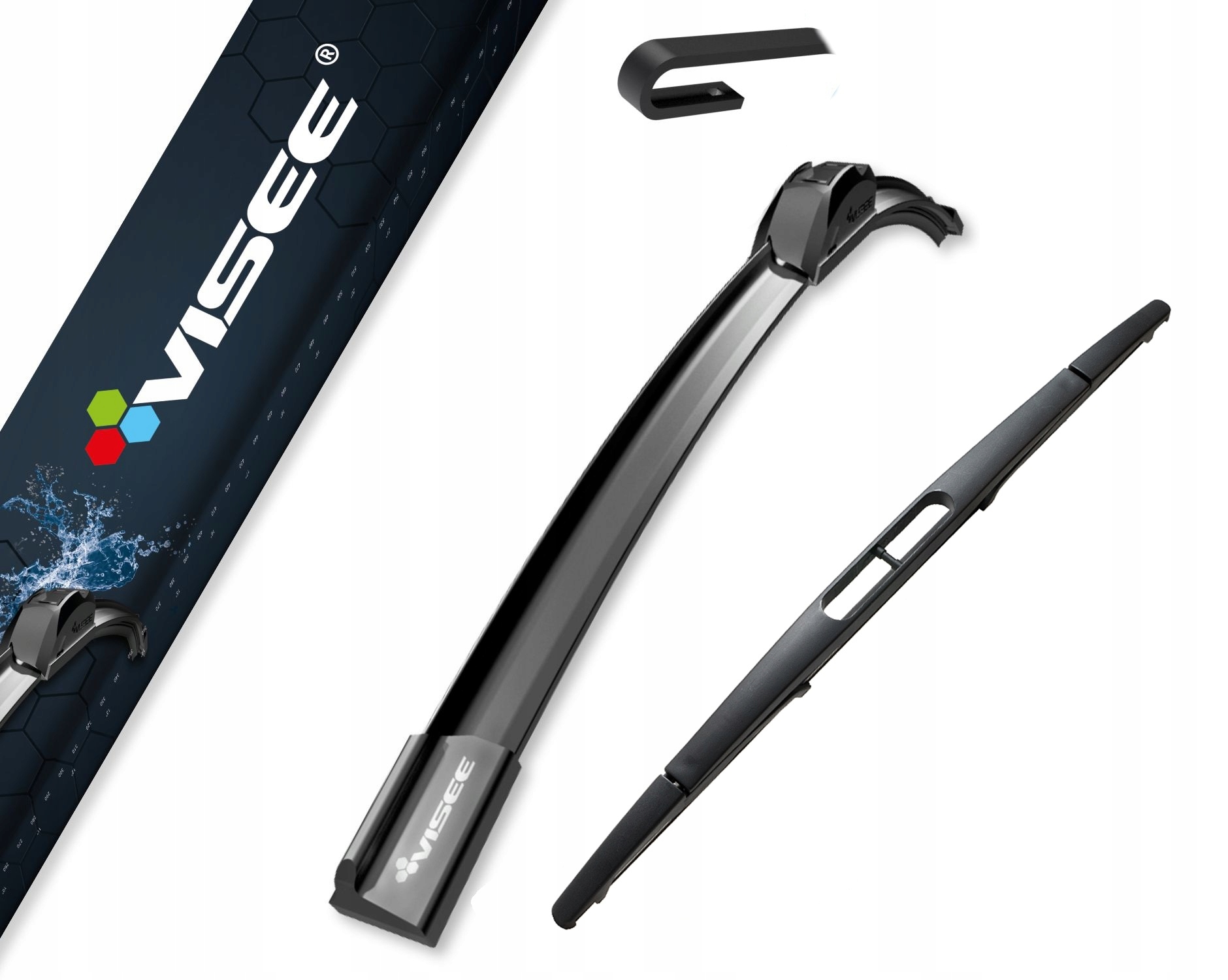 Wycieraczki pióra przód tył Visee do Citroen C1 I 107 Aygo I Twingo I