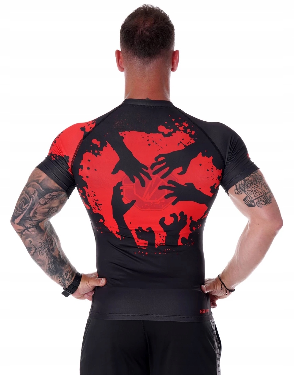 Poundout Rashguard Krótki Rękaw Zombie S