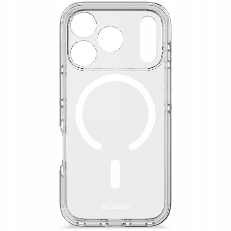 Pouzdro Decoded DropTec Transparent Backcover MagSafe pro iPhone 17 Pro – přes