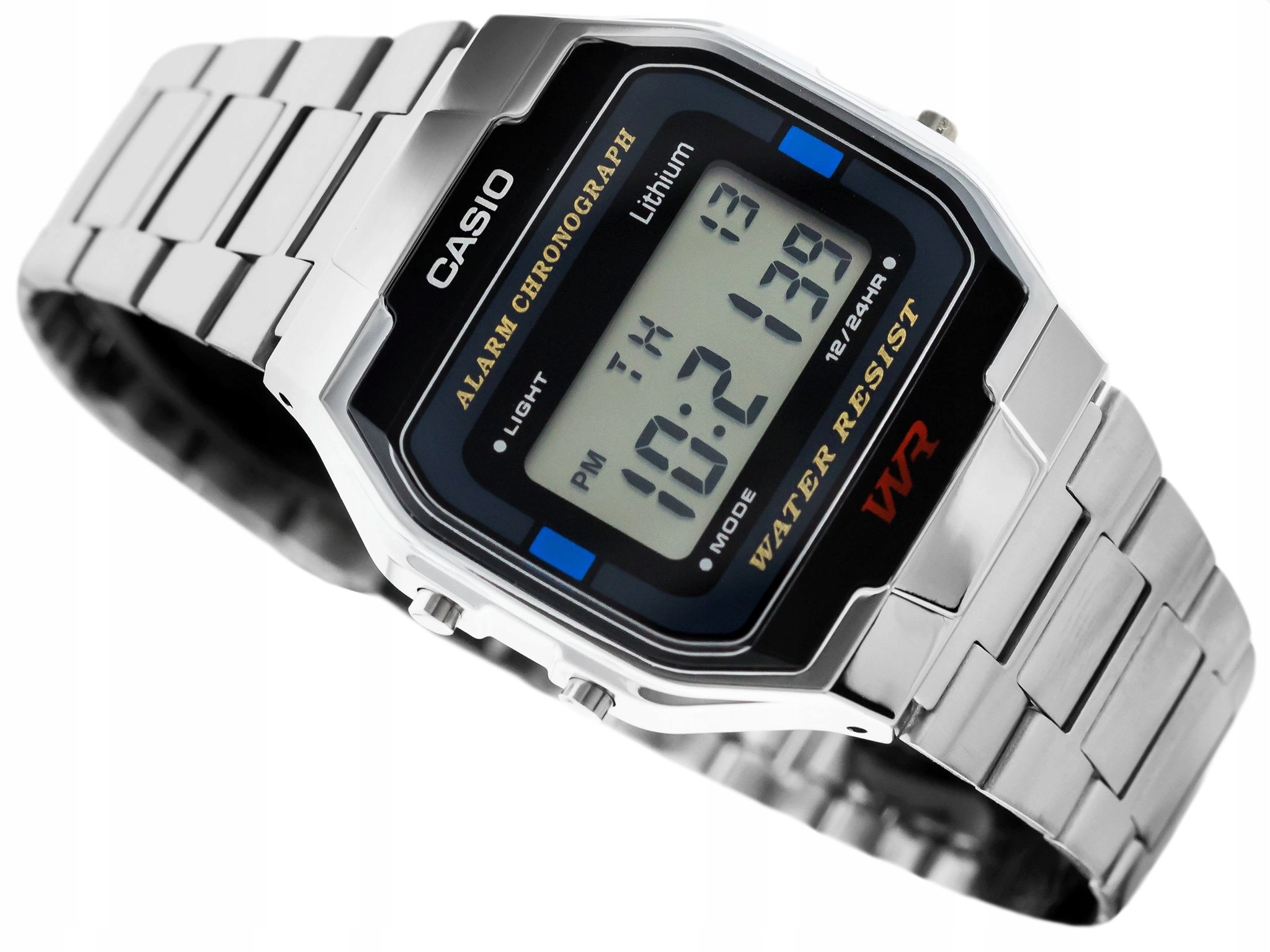 Pánské Hodinky Casio A163WA-1QES Retro Unisex Alarm