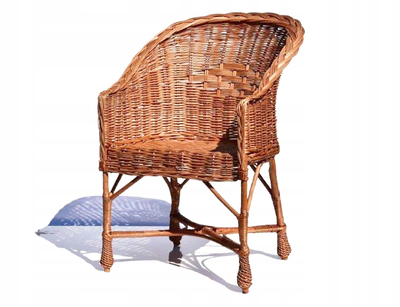 Fotel wiklinowy MEBLE OGRODOWE Krzesło WIKLINA