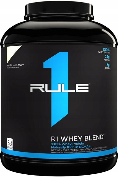 Rule One Protein R1 Whey Blend, vanilková zmrzlina, prášek, 2240 g