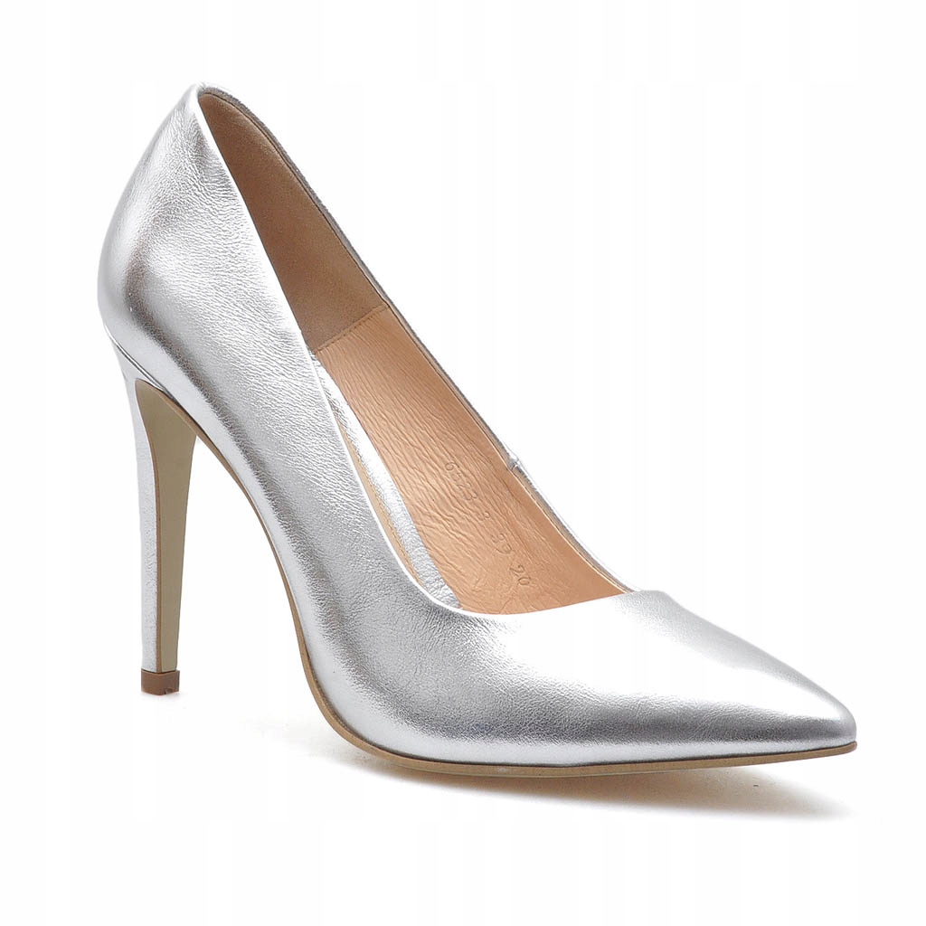 Boty Clasicco 652300-W Stříbrné lico 39