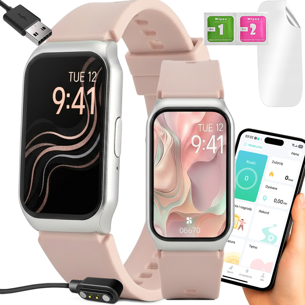 Moderní chytré hodinky pro ženy – notifikace, puls, kroky, Bluetooth