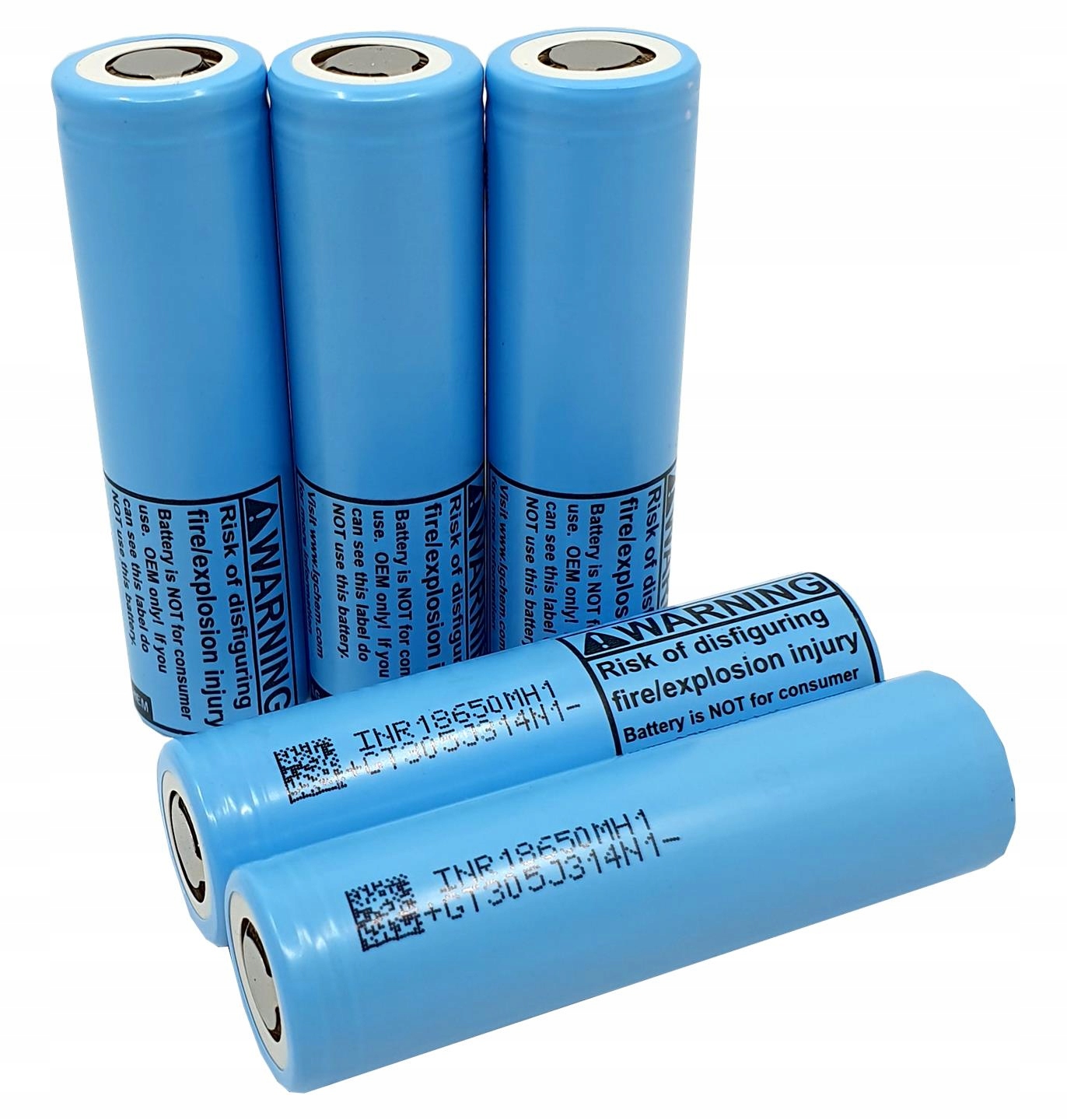 5x Nabíjecí Baterie Lg 3200mAh INR18650 MH1