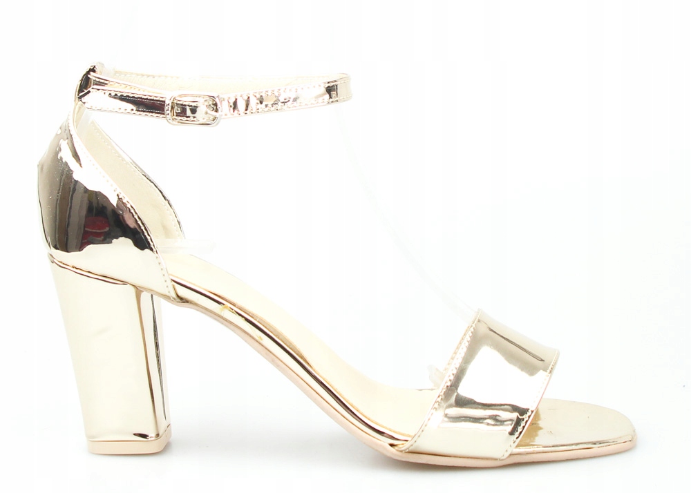 

Ładne Lustrzane Sandały Czółenka Imprezowe Obcasy