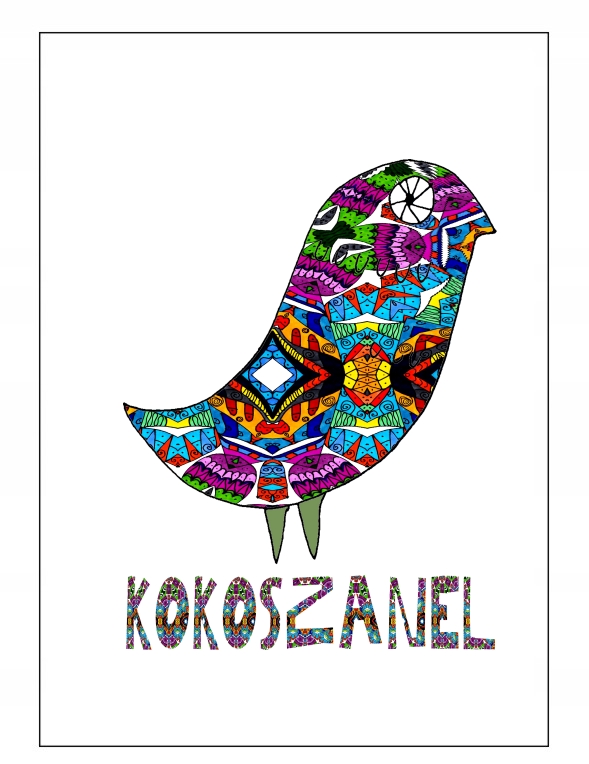 20x30 kura KURKA KOKO KOKOSZANEL COCO WZORY Rodzaj bez ramy