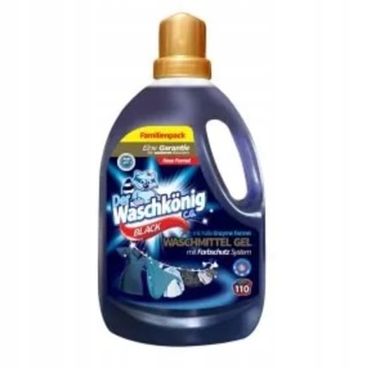 Levně 2x Der Waschkönig Gel na praní tmavých tkanin 110 praní