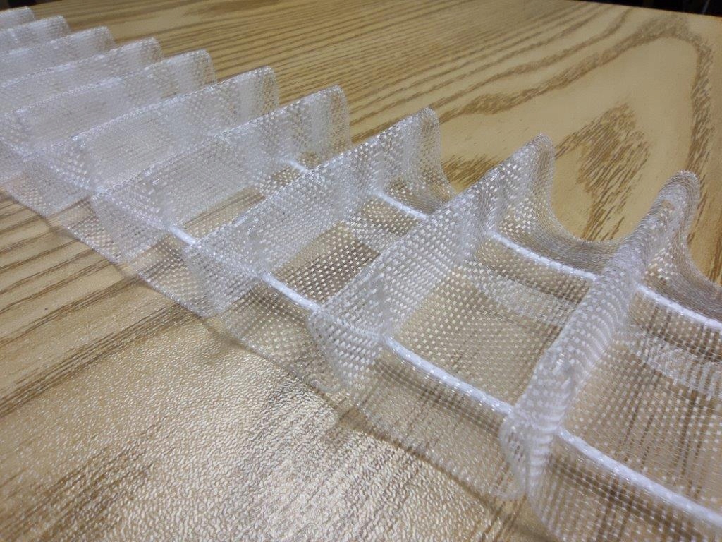 

Taśma paluszek do firan i zasłon ołówek 5cm 1:2