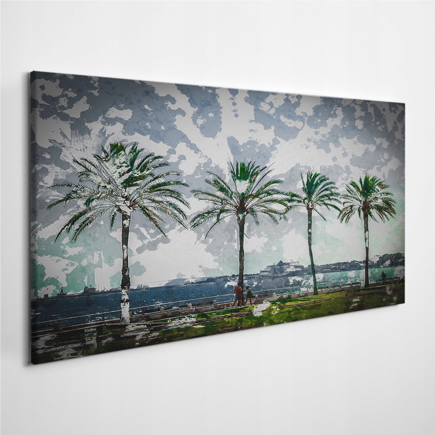 

Fotoobraz na płótnie Palmy Drzewa Wybrzeże 100x50