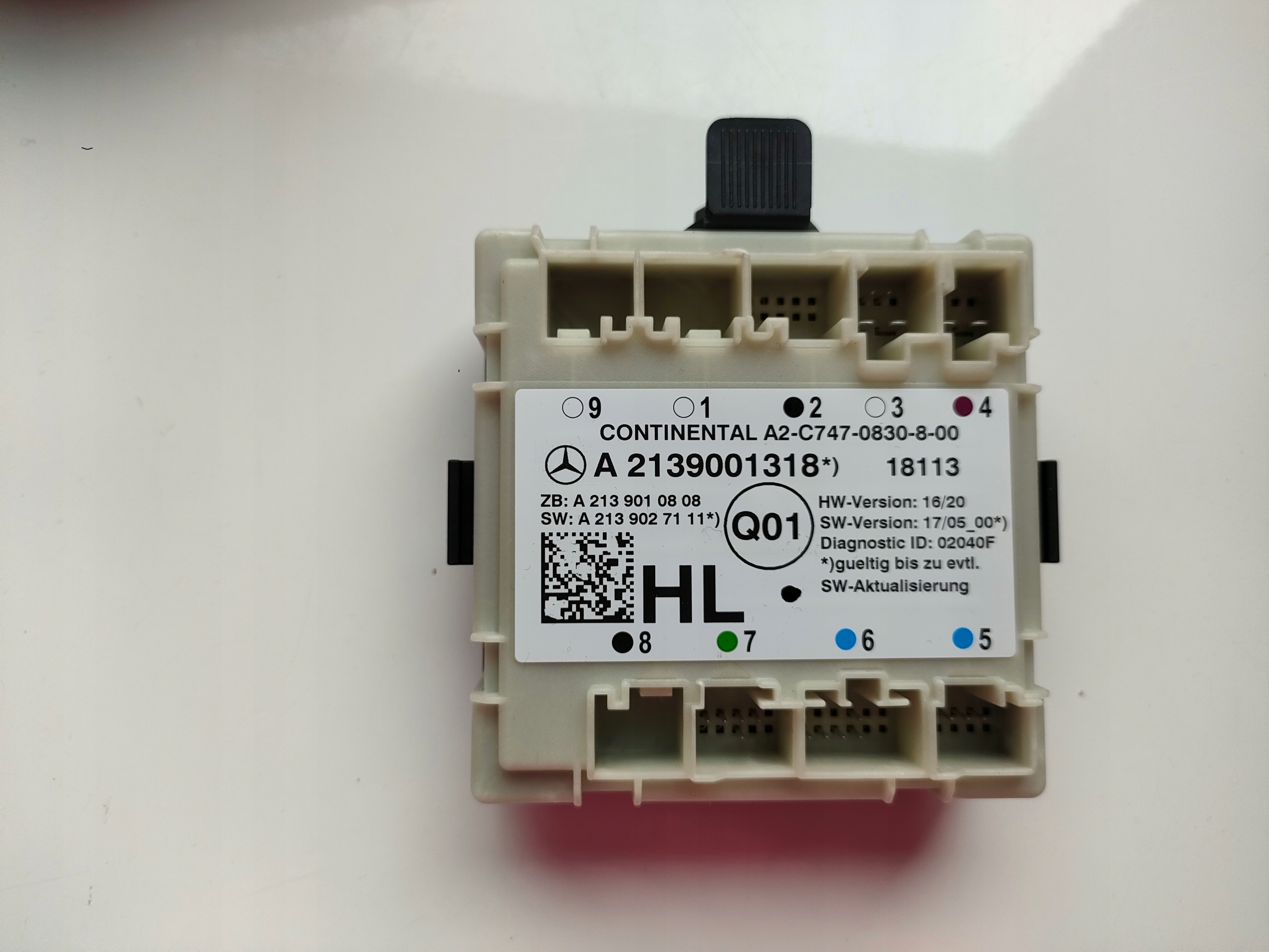 MODUŁ DRZWI LEWY TYŁ MERCEDES W213 A2139001318