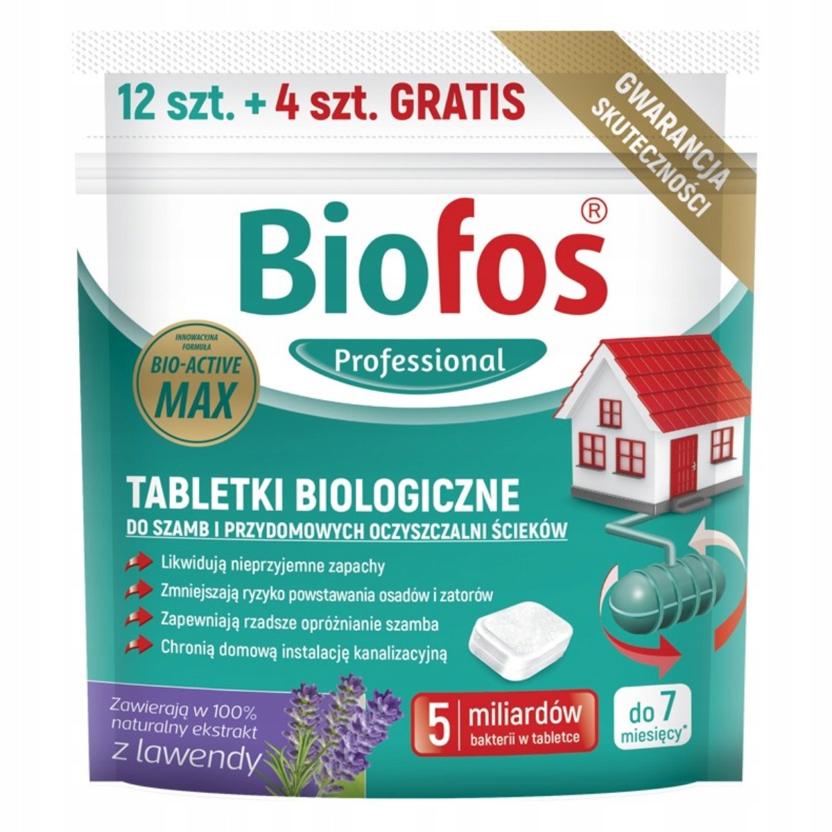 Biofos Tablety Biologické Bakterie Do Čističky Domácích Septiků 16