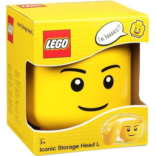 LEGO POJEMNIK DUŻA GŁOWA L CHŁOPIEC BOY 8,5 L Marka LEGO