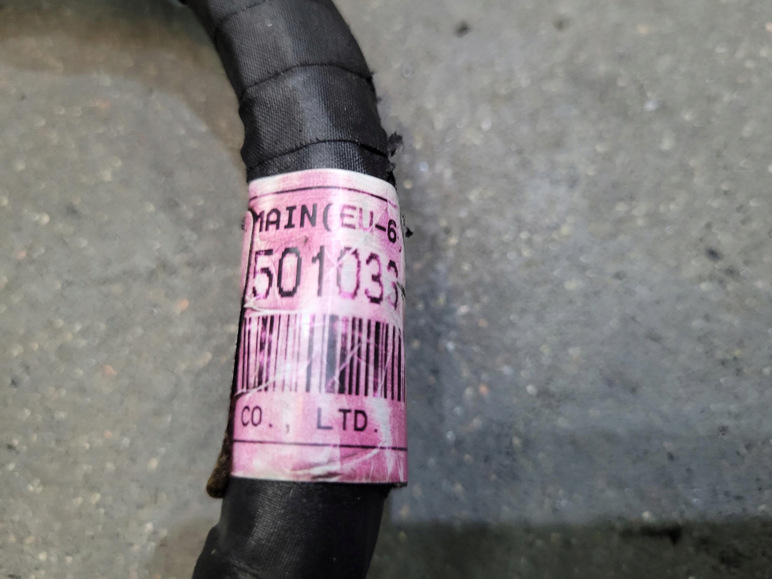 bundle motor wiring SSANGYONG TIVOLI XLV 1.6 D e-XDi