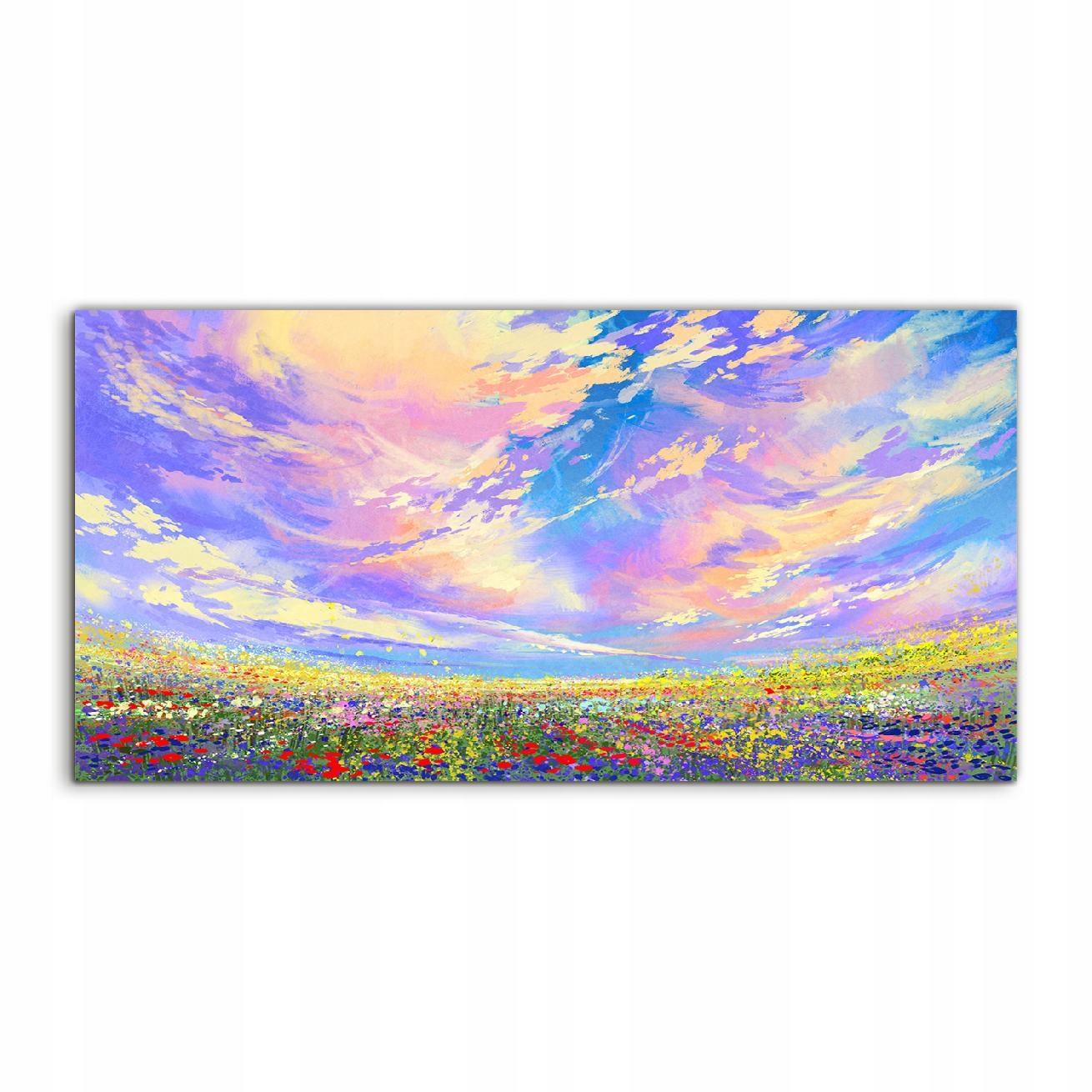 

Obraz 120x60 wiszący Łąka Kwiaty Niebo nowoczesny