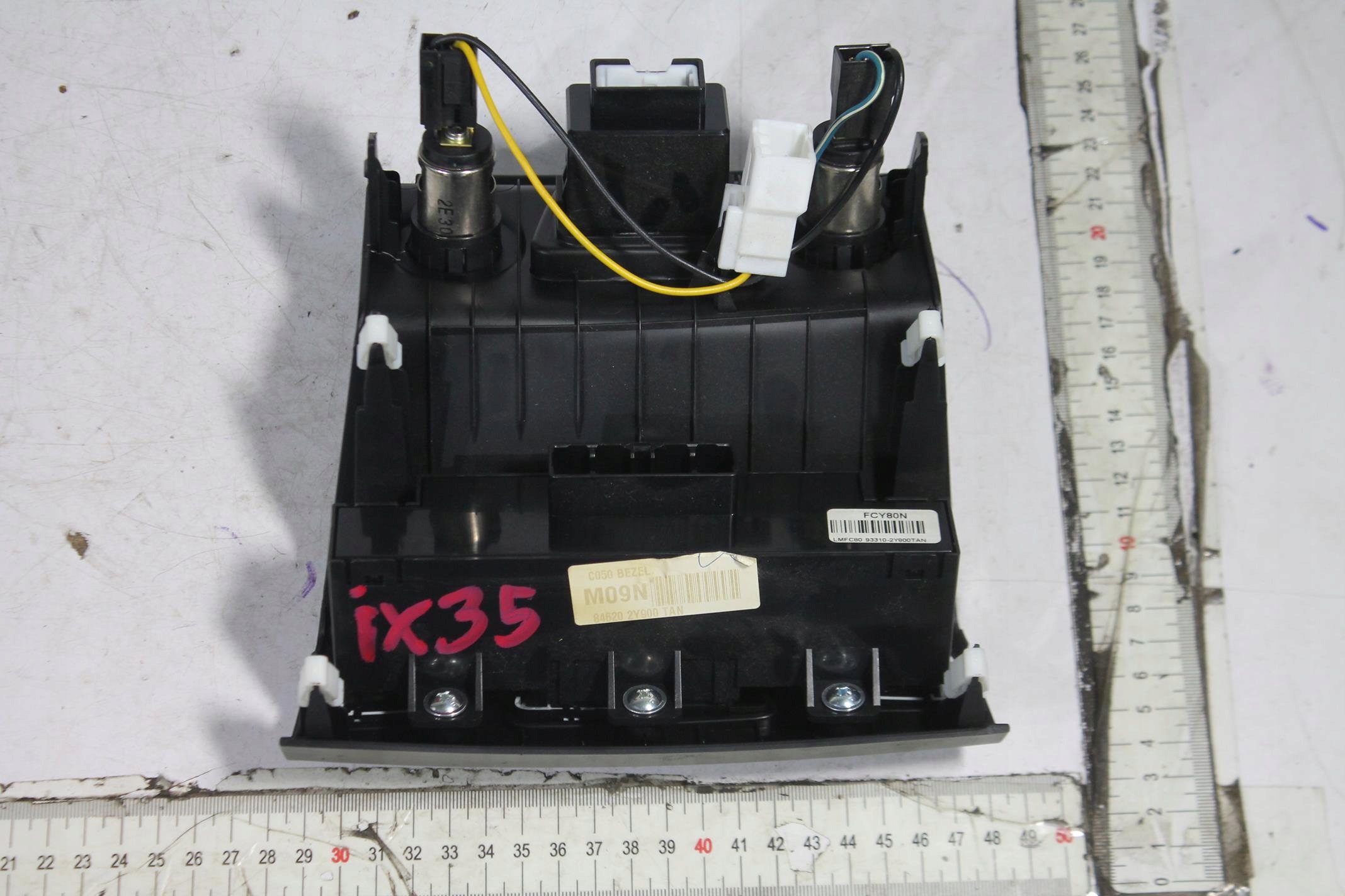 control panel PDC seats AUX USB HYUNDAI IX35