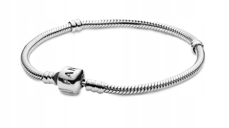 Dámský Náramek Pandora 590702HV-15 Moments Stříbrná Hadí Vazba