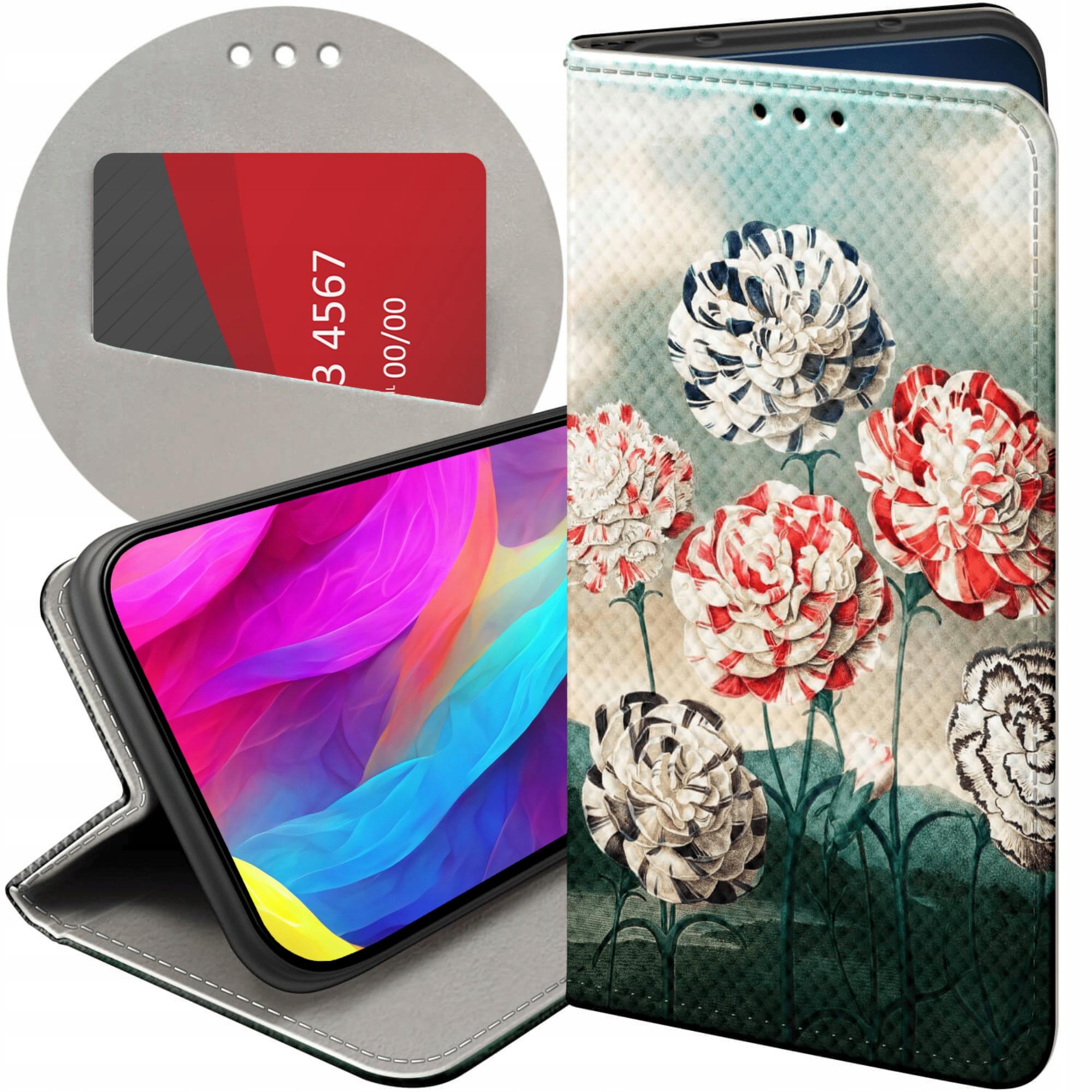 Etui Z Klapką Do Xiaomi Redmi 9 Robert Thorton John Rośliny Obrazy