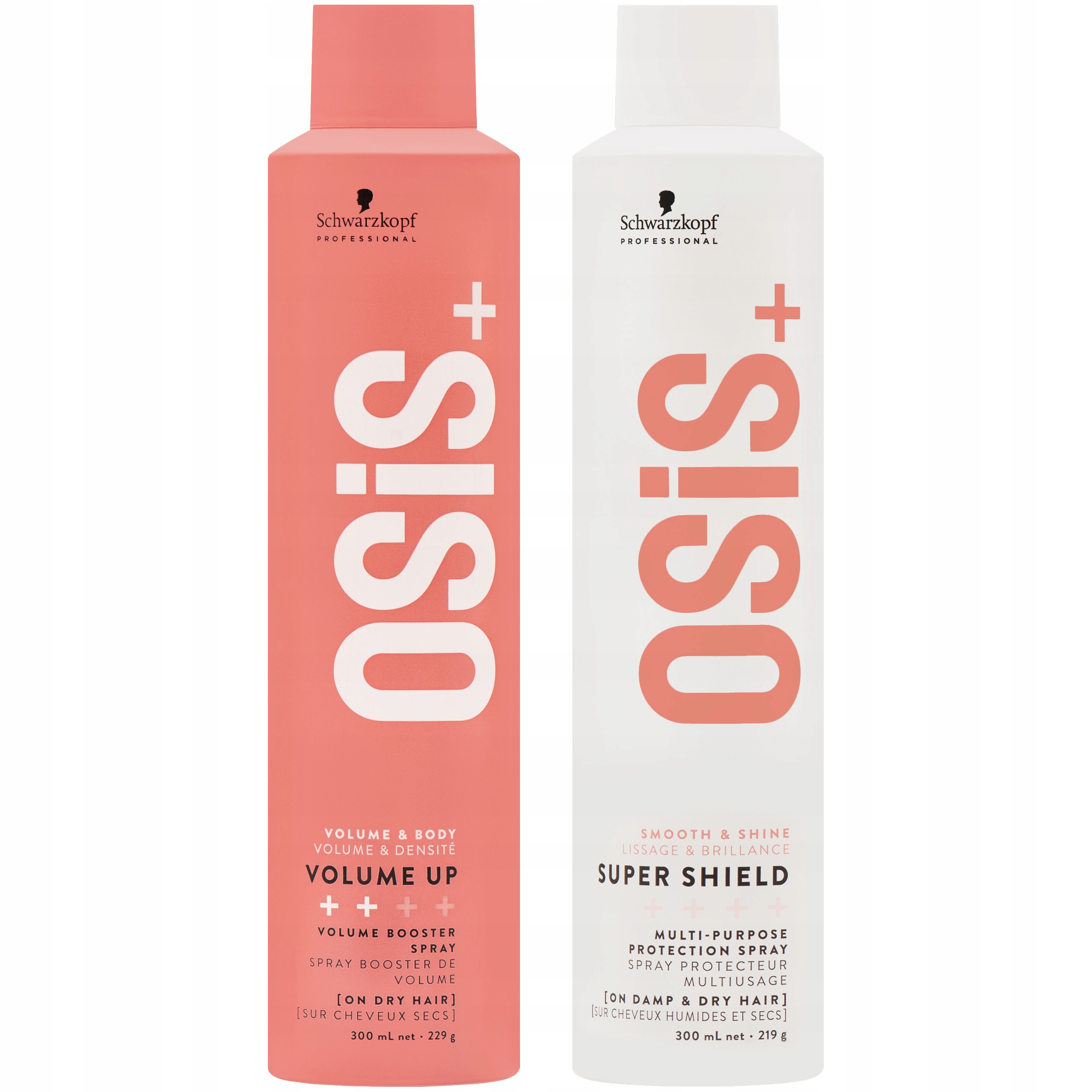 Sada Schwarzkopf Osis Volume Up sprej 300 ml OSiS Shield 300 ml