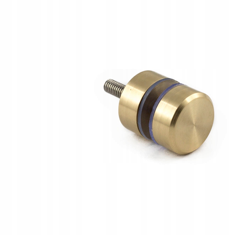 

Złoty uchwyt do szkła Rotula fi 25 x 10 mm Mosiądz